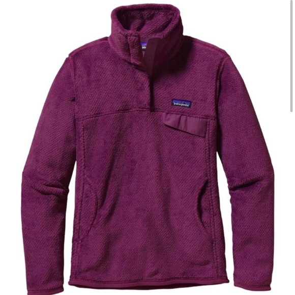 Patagonia Re-Tool Snap-T Fleece Pullover Size S Purple - Picture 2 of 11